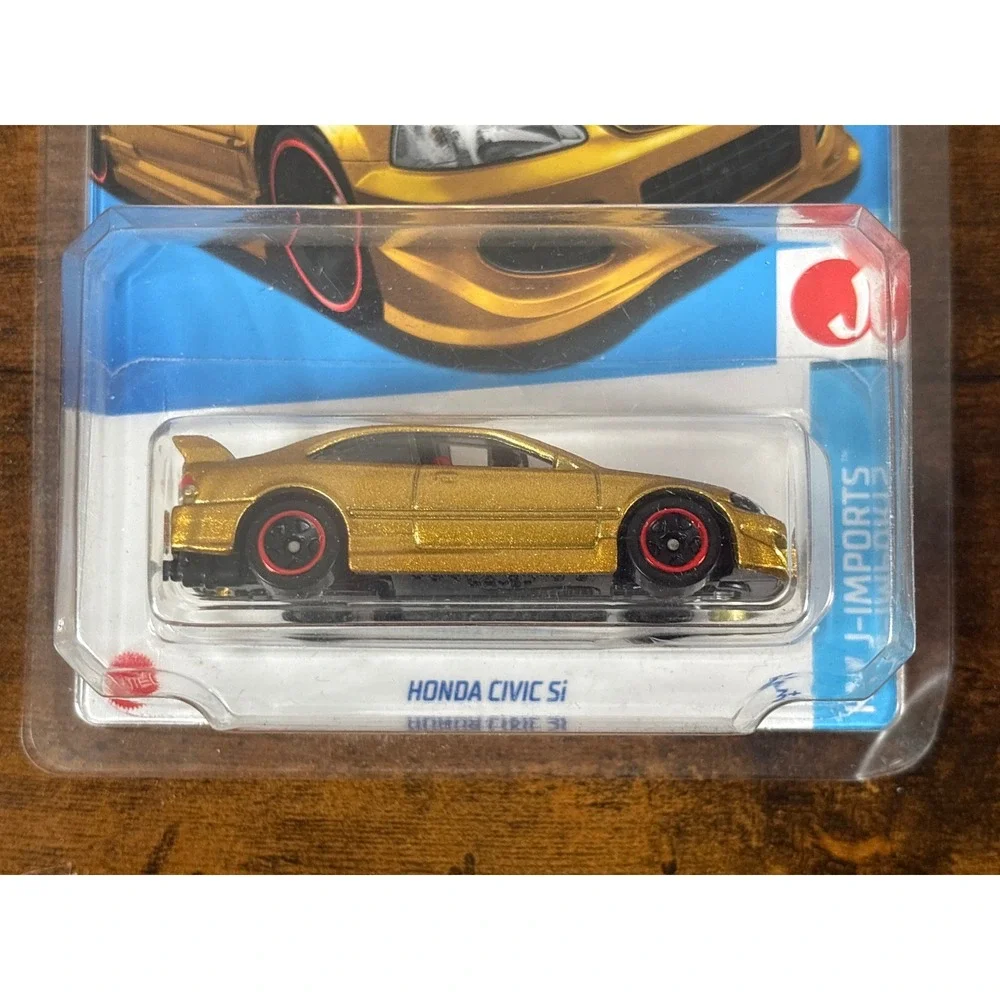 Hot Wheels 2022 HW J-Imports Honda Civic Si Gold 45/250 1:64 Die-Cast Car